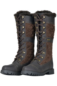 2026 Dublin Womens Yukon Quilt Boots 1029965 - Chocolate